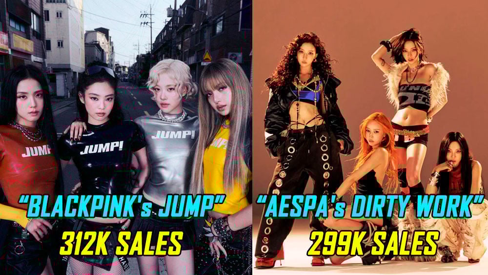 BLACKPINK's "JUMP" surpasses aespa's “DIRTY WORK” as the Best Selling Single in 2025 by a K-pop Group in China