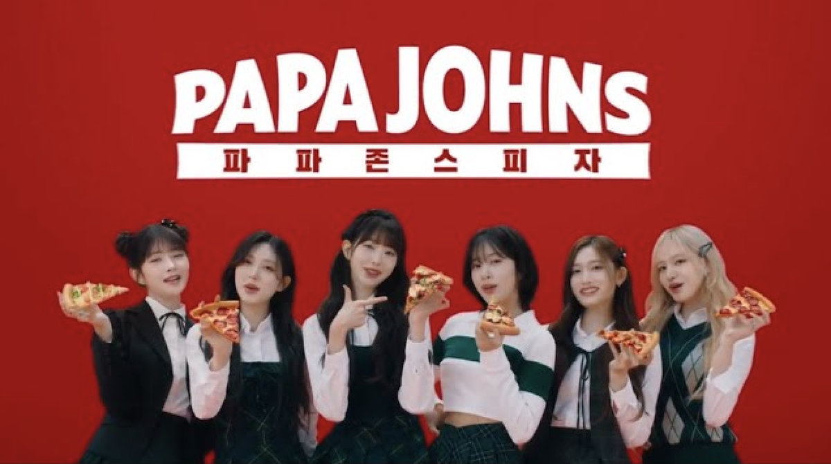 IVE makes a striking impression in new pizza commercial
