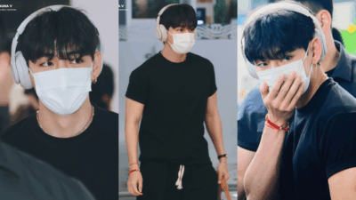 Taehyung in all black