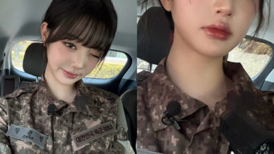 IVE Jang Wonyoung’s Before-And-After Military Photos Go Viral