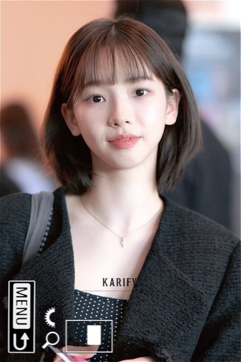 aespa Karina without contacts