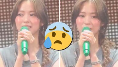 Ryujin tense moment at concert