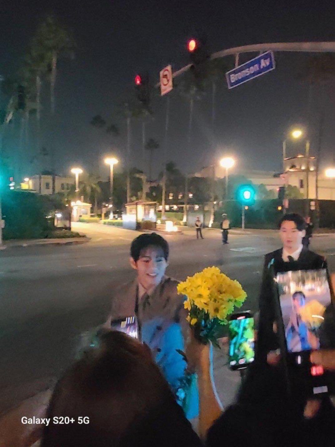 Fan taken photo of V