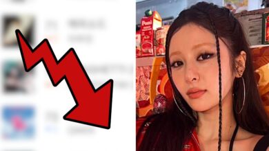 LE SSERAFIM Spaghetti chart