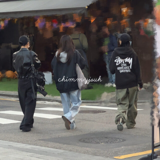 Karina with Ryujin and Han Sua