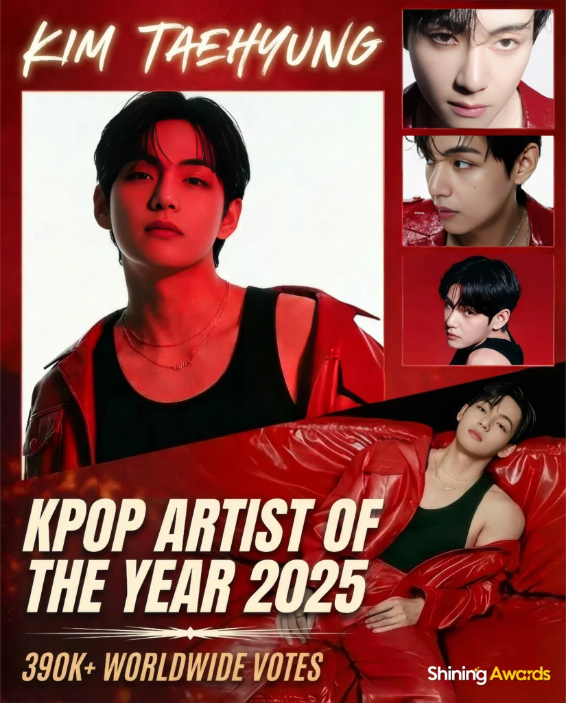 Kim Taehyung Kpop Artist of The Year 2025