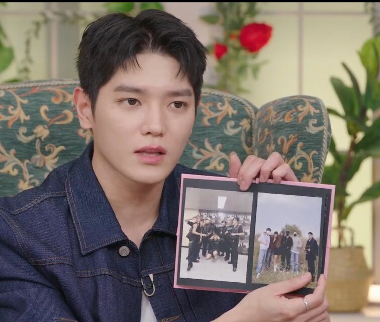 Edited group photo without Taeil