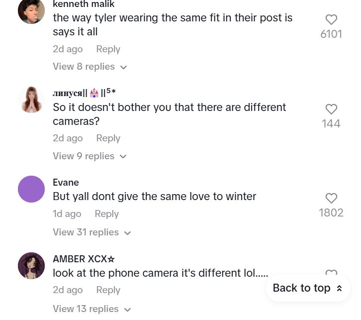 Taennie fan edits and viral clips