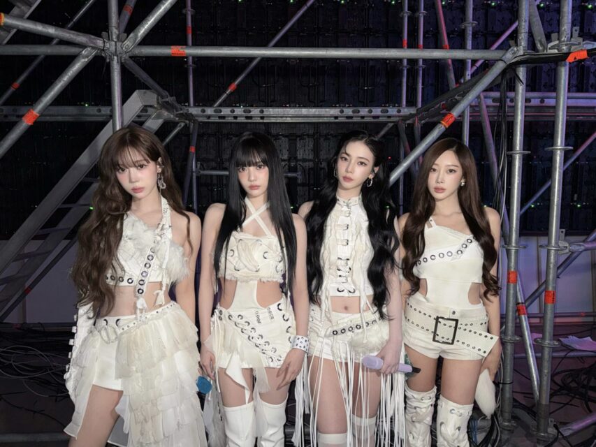 aespa members on the red carpet