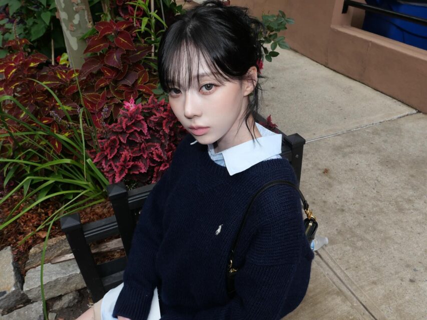 aespa’s Winter at fansign