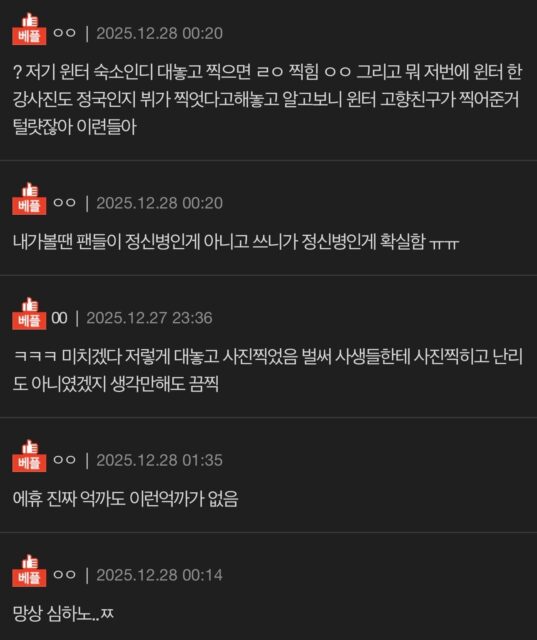 Winter photos at playground