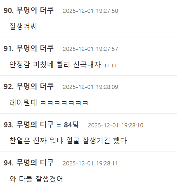 Korean fans reactions