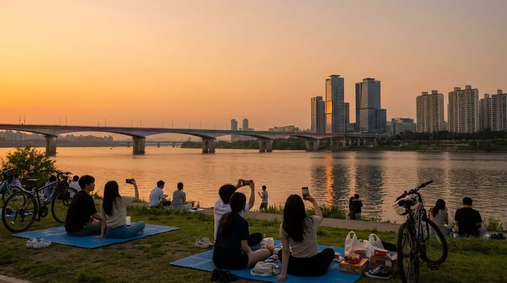Golden Hour at Han River