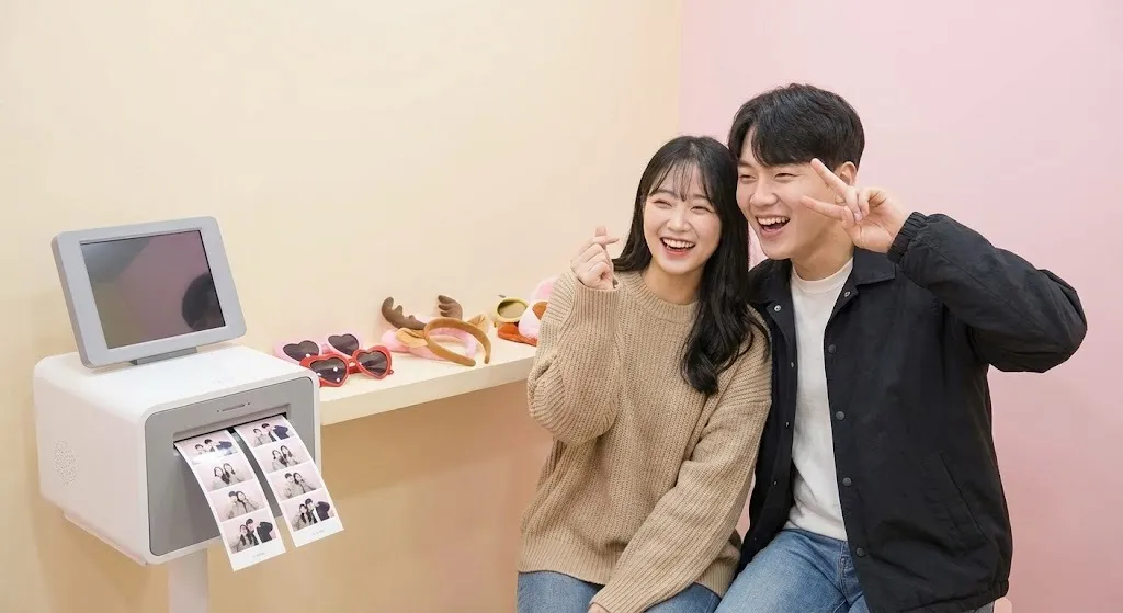 Korean Couple Photo Booth