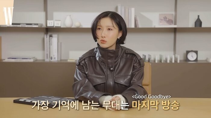 Last Good Goodbye stage on Music Bank