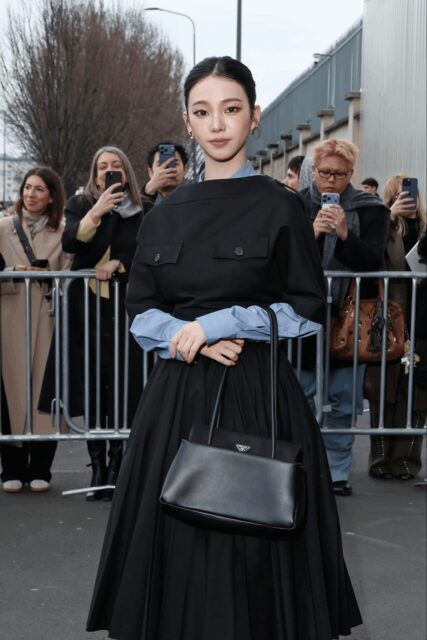 Karina at Prada FW26 event