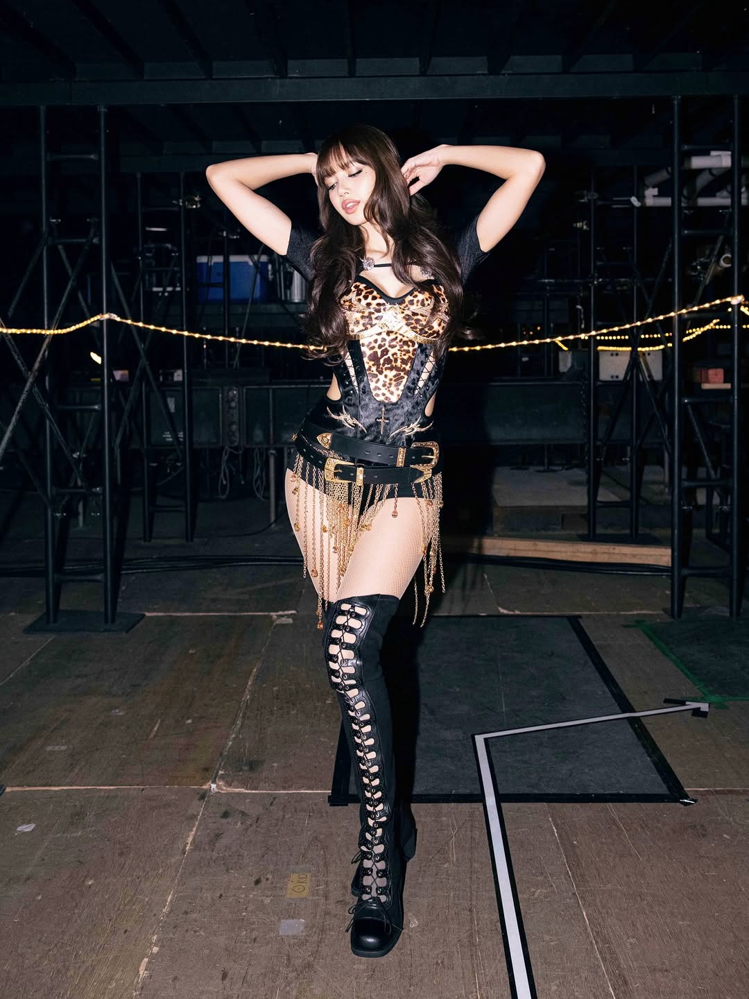 Lisa performing solo