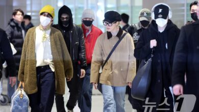 BTS airport arrival