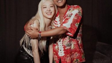 Bruno Mars and BLACKPINK Rosé | @brunomars/Instagram