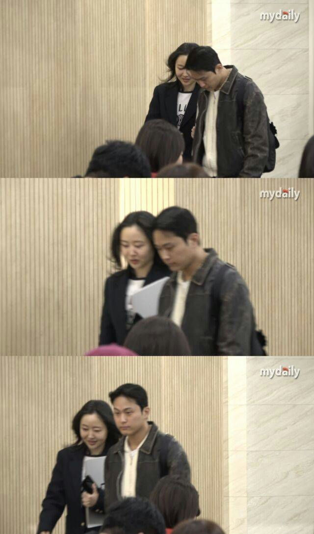 Min Hee Jin press conference with BLACK.Q