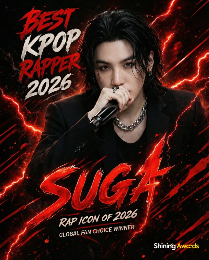 SUGA BEST KPOP RAPPER 2026