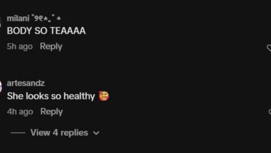 Hate message screenshot