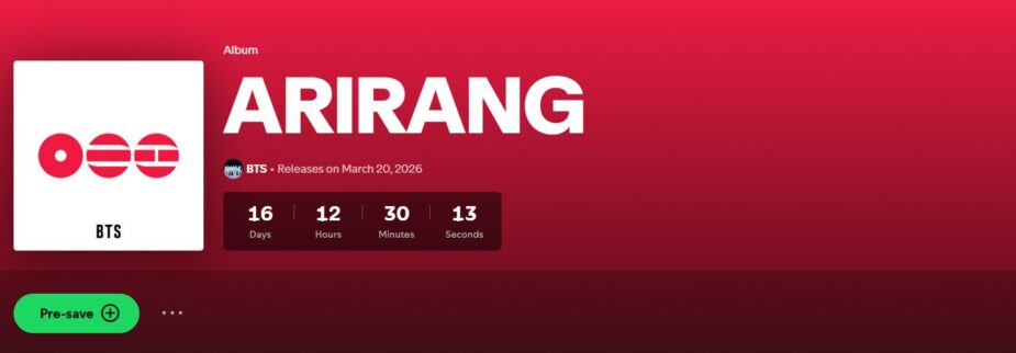 Tracklist on Spotify