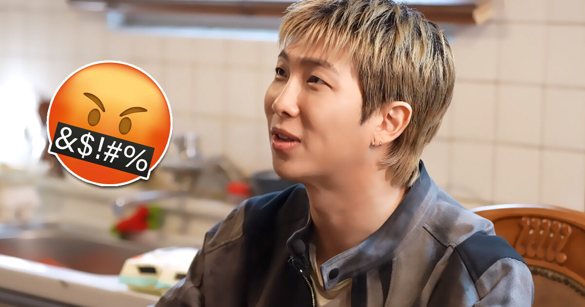 BTS's RM Curses Out A Fellow Star For His Behavior Toward His Wife