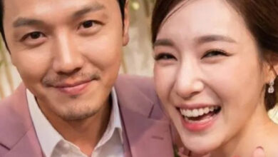 Fake wedding photo featuring Byun Yo Han and Tiffany